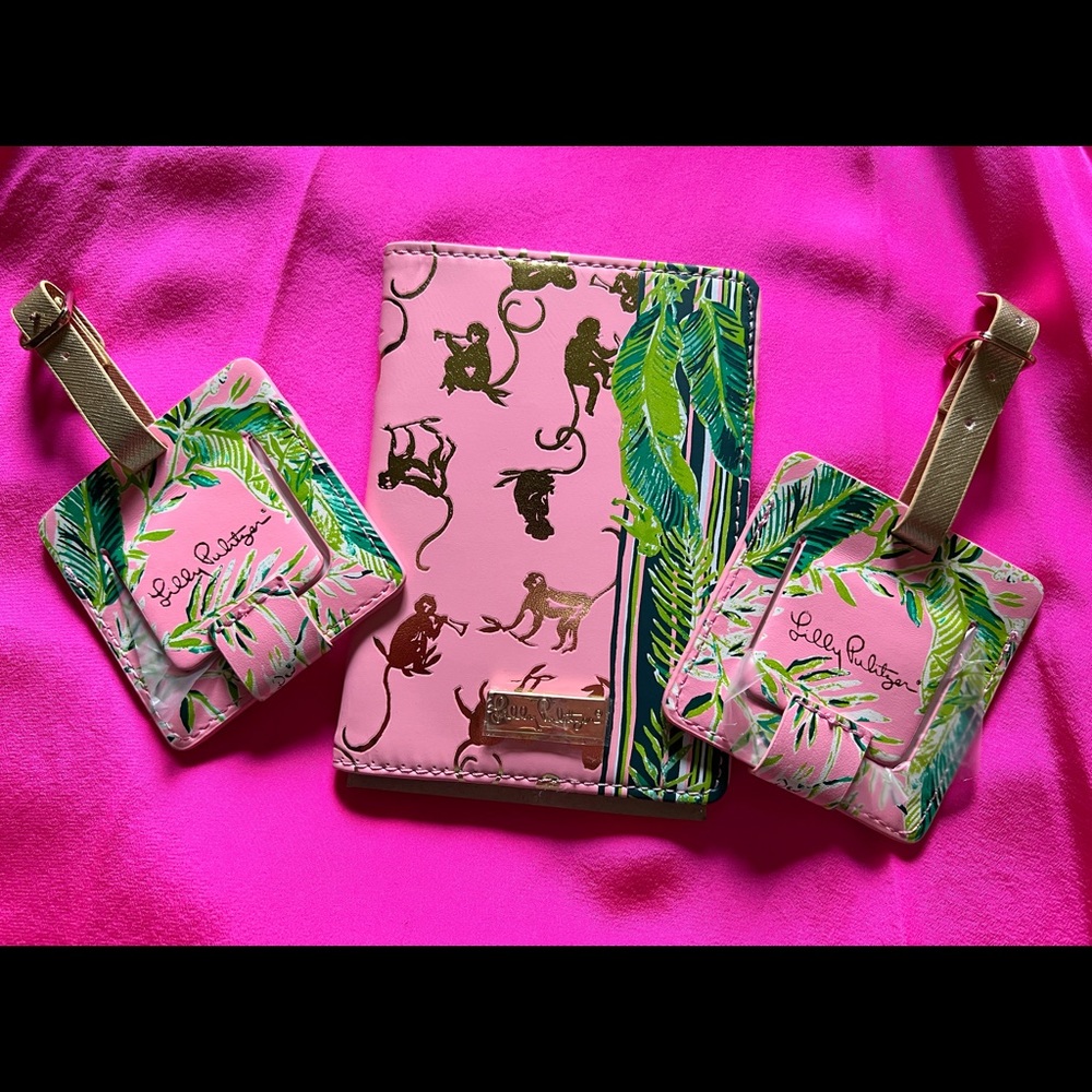 Lilly Pulitzer Passport & Luggage Tag Set